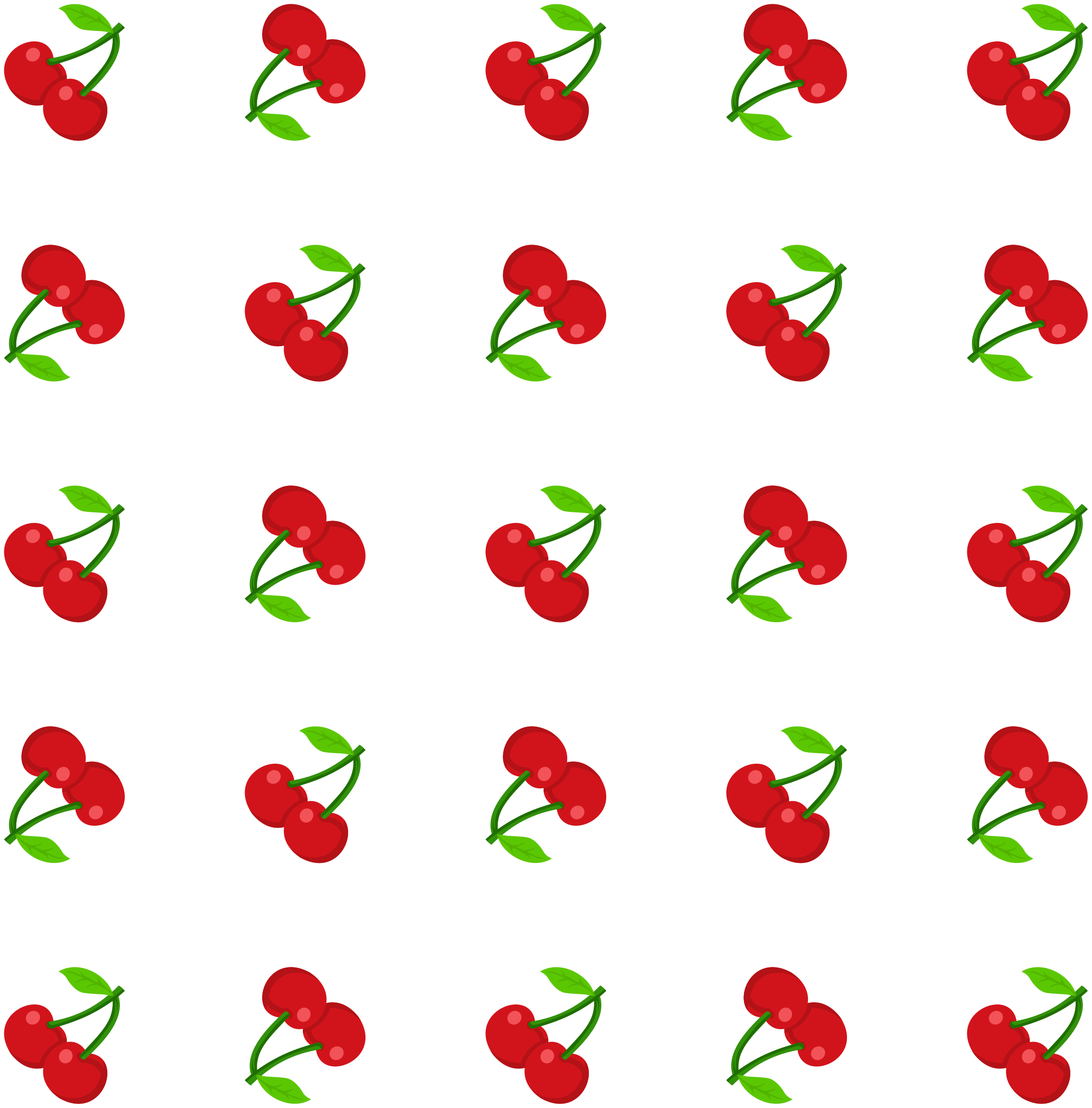 비닐 카펫 자연 체리 패턴 디자인 - TenStickers