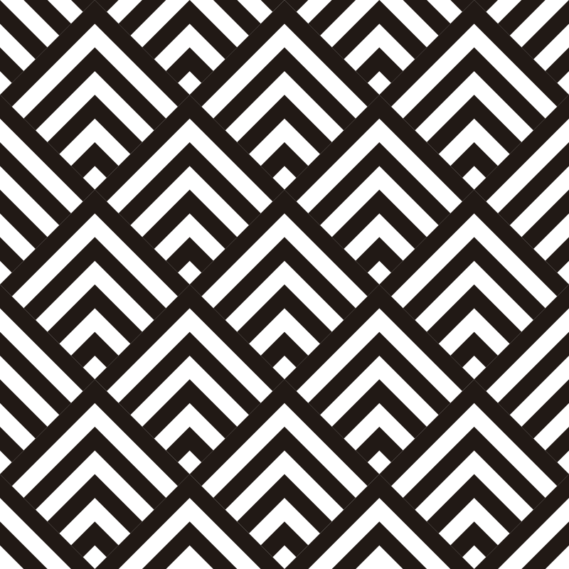 기하학적 효과 비닐 카펫 다이아몬드 - TenStickers