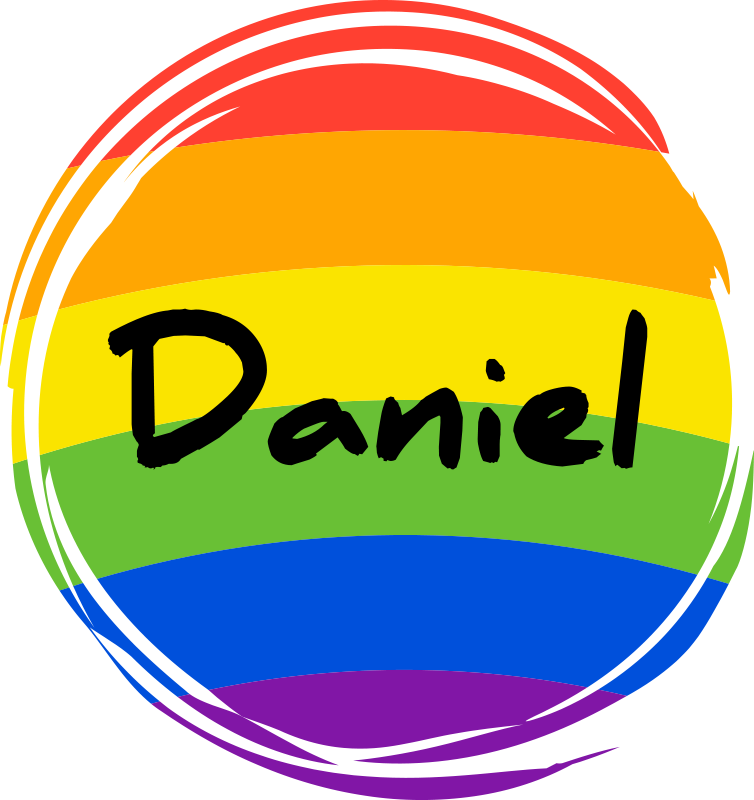 기하학적 효과 비닐 카펫 맞춤형 무지개 원형 - TenStickers