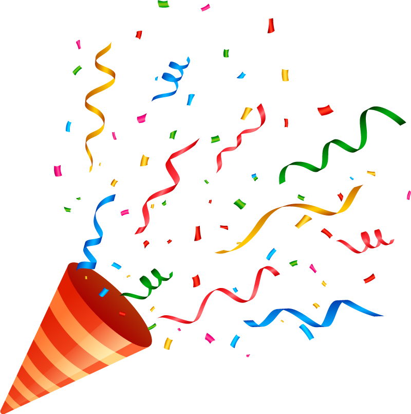 기하학적 효과 비닐 카펫 축하 색종이 - TenStickers