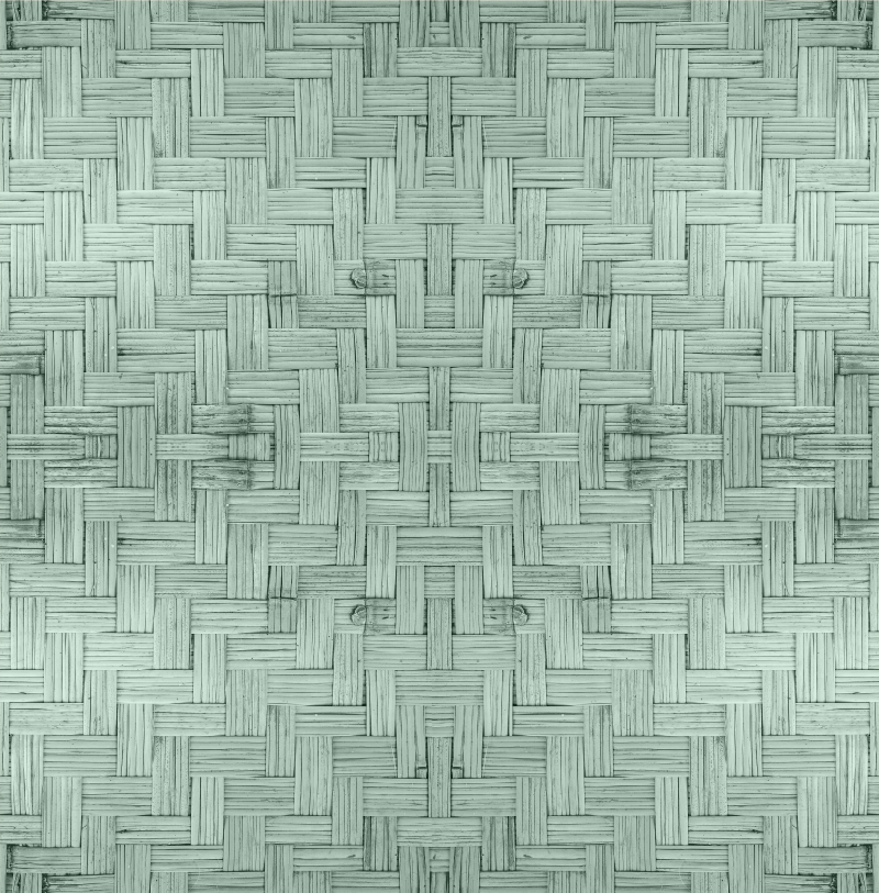 기하학적 효과 비닐 카펫 구조화된 정사각형 - TenStickers