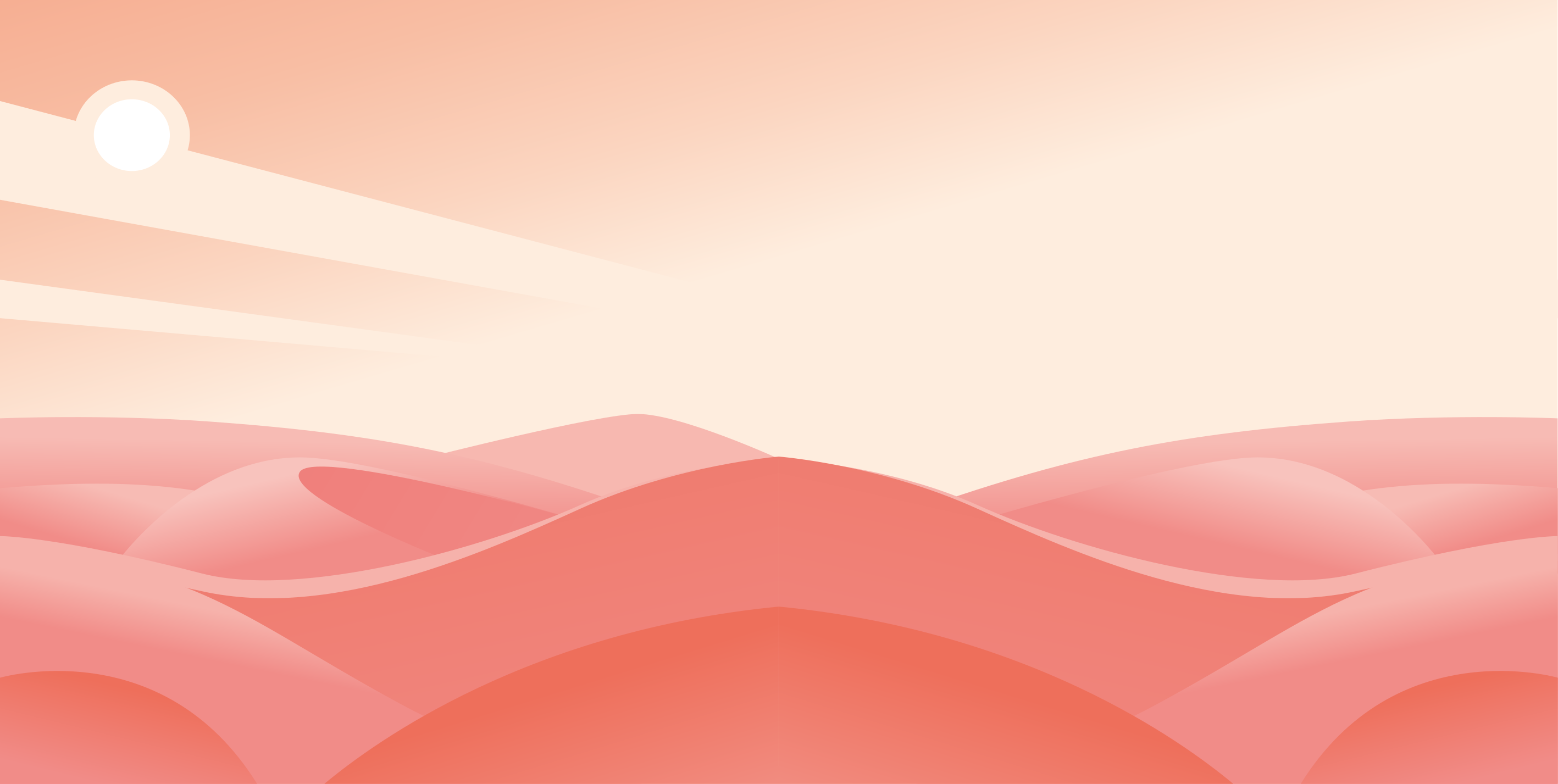 기하학적 효과 비닐 카펫 핑크 사막 - TenStickers