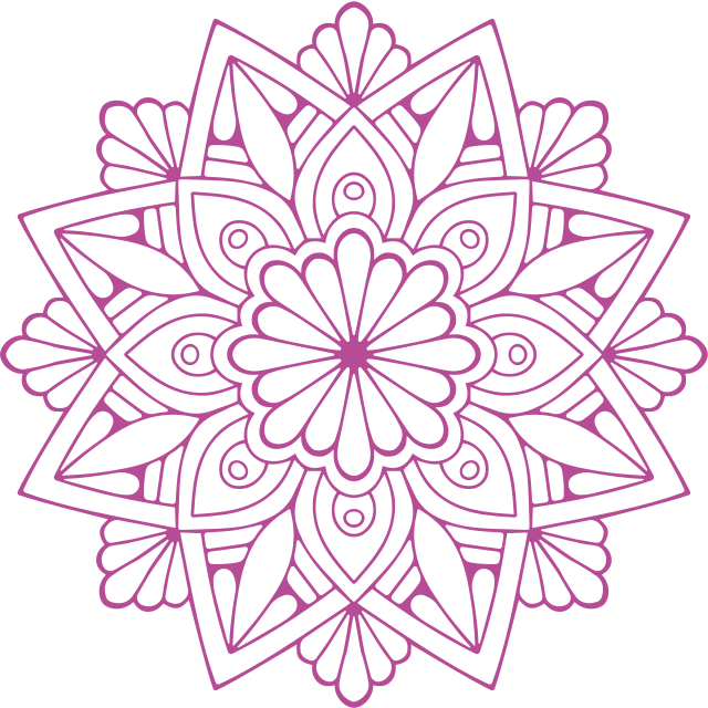 기하학적 효과 비닐 카펫 정교한 식물 요소 - TenStickers