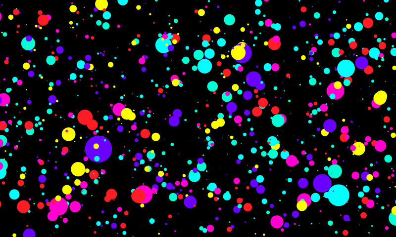 기하학적 효과 비닐 카펫 다채로운 버블 패턴 - TenStickers