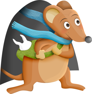 어린 이용 비닐 카펫 쥐의 페레즈 비닐 - TenStickers