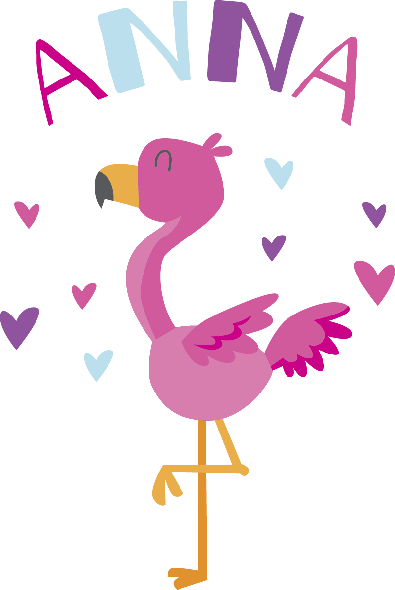 어린 이용 비닐 카펫 개인 맞춤형 플라멩코 - TenStickers