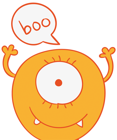 어린 이용 비닐 카펫 노란 괴물 옷장 스티커 - TenStickers