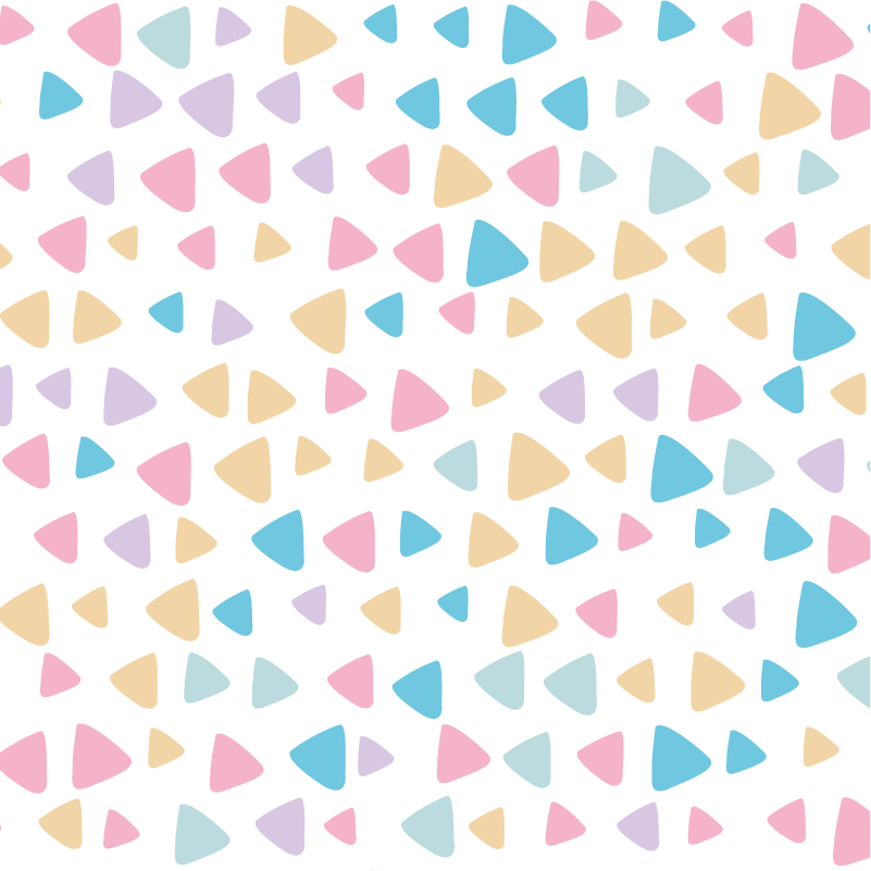 어린 이용 비닐 카펫 파스텔 색상 아동 패턴 - TenStickers