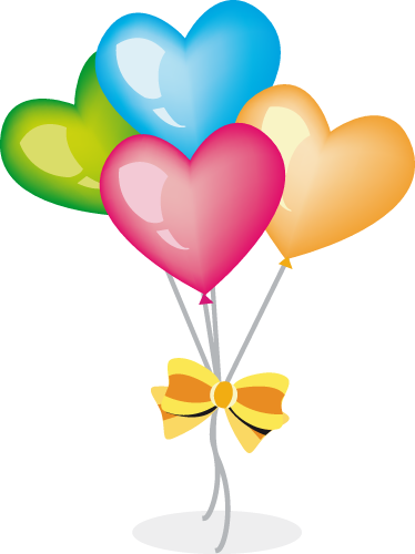 어린 이용 비닐 카펫 하트 모양 풍선 비닐 - TenStickers