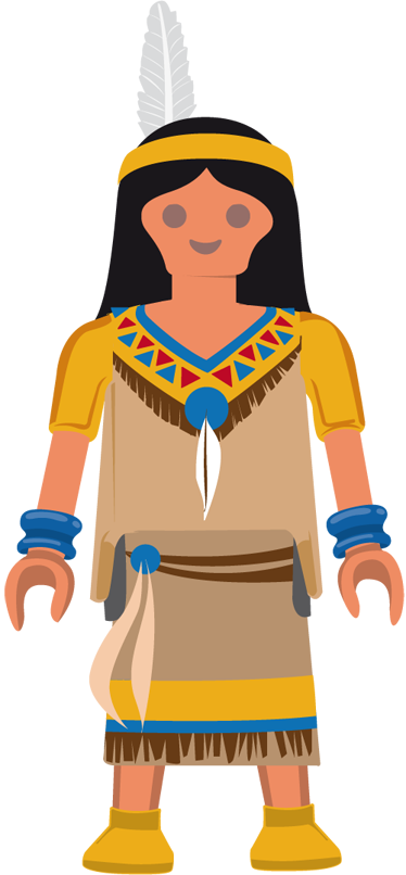 어린 이용 비닐 카펫 플레이모빌 인디아 - TenStickers