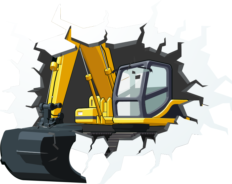 어린 이용 비닐 카펫 벽에 구멍이 뚫린 가방 - TenStickers