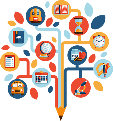 어린 이용 비닐 카펫 과학 나무 장식 비닐 - TenStickers