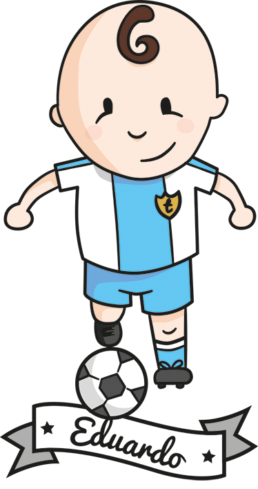 어린 이용 비닐 카펫 개인화 가능한 축구 선수 디자인 - TenStickers