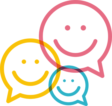 어린 이용 비닐 카펫 웃는 얼굴 색깔 장식 - TenStickers