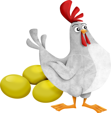 어린 이용 비닐 카펫 황금알이 있는 늪 - TenStickers