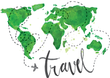 세계 지도 비닐 카펫 여행용 장식 비닐 - TenStickers