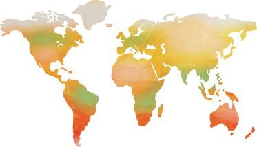 세계 지도 비닐 카펫 컬러풀 월 맵 비닐 - TenStickers