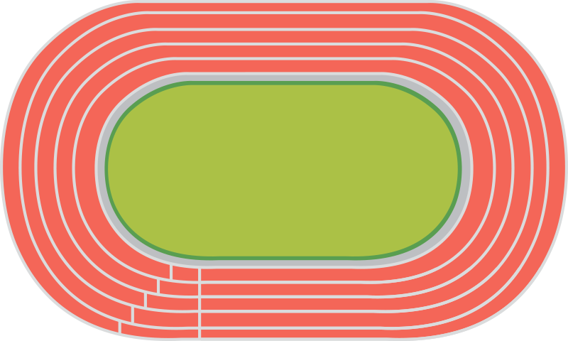 비닐 도로 카펫 경마장 놀이 시간 - TenStickers
