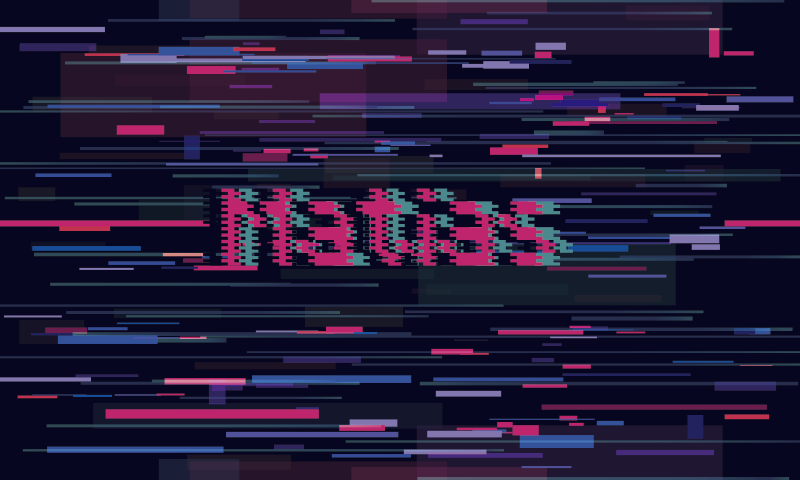 이름이있는 비닐 카펫 맞춤형 글리치 아트 - TenStickers