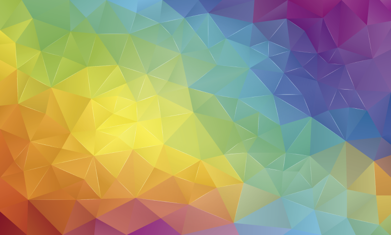 기하학적 효과 비닐 카펫 기하학적 스펙트럼 - TenStickers