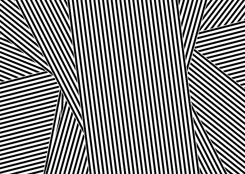 줄무늬 비닐 카펫 단색 줄무늬 패턴 - TenStickers