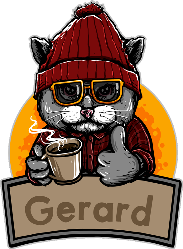 이름이있는 비닐 카펫 맞춤형 고양이 - TenStickers