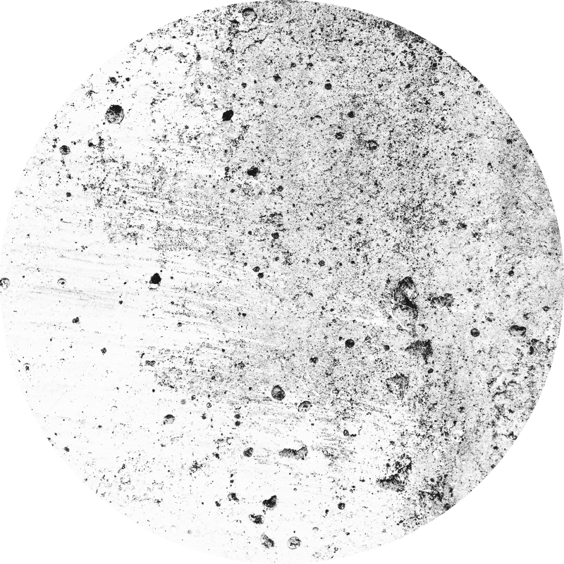 비닐 카펫 정리 산산이 부서진 원형 디자인 - TenStickers