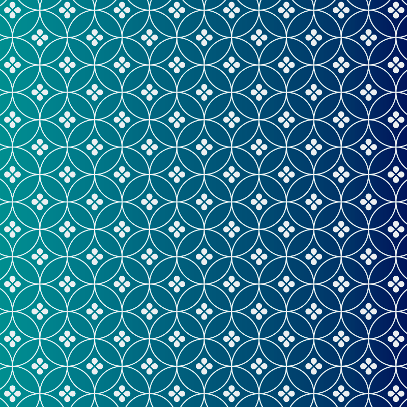 기하학적 효과 비닐 카펫 기하학적 파란색 오버레이 - TenStickers