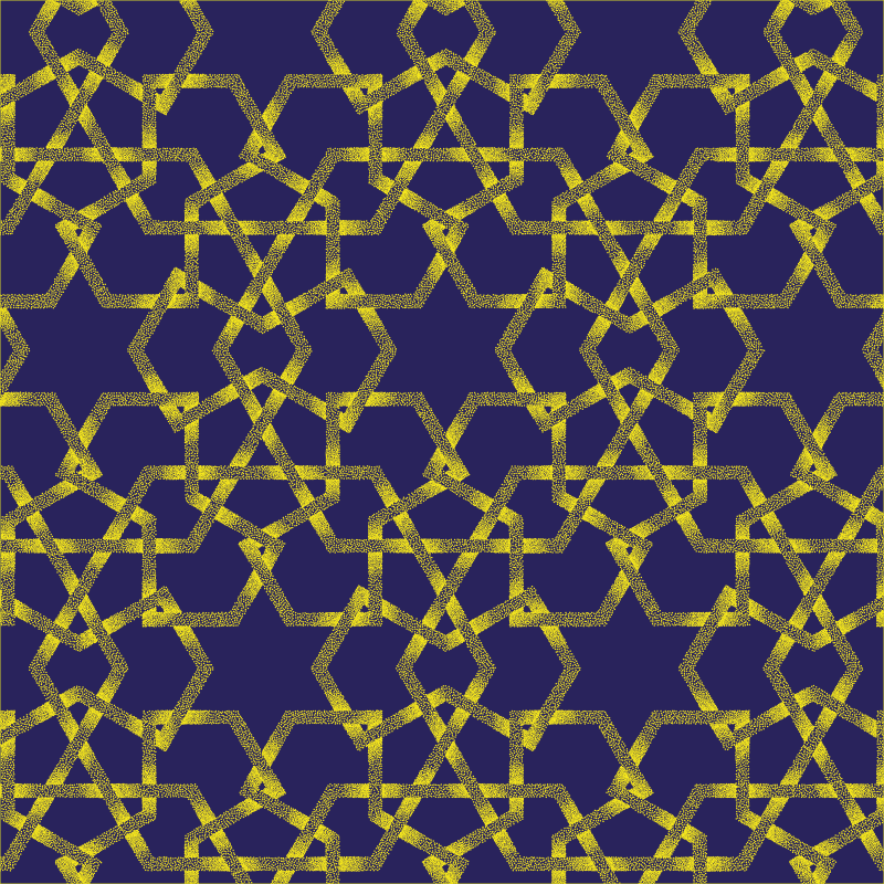 욕실용 비닐 카펫 기하학 목욕 악센트 - TenStickers