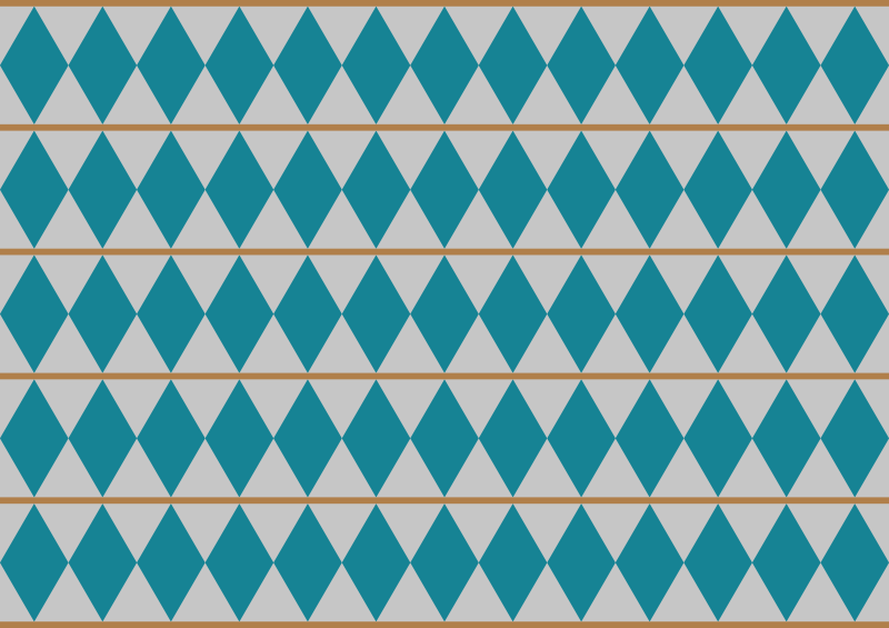 비닐 카펫 타일 효과 기하학적 타일 영감 - TenStickers