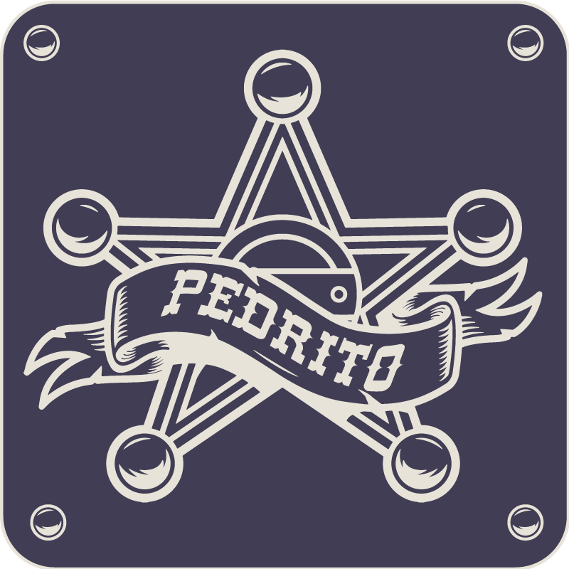 이름이있는 비닐 카펫 맞춤형 엠블럼 - TenStickers