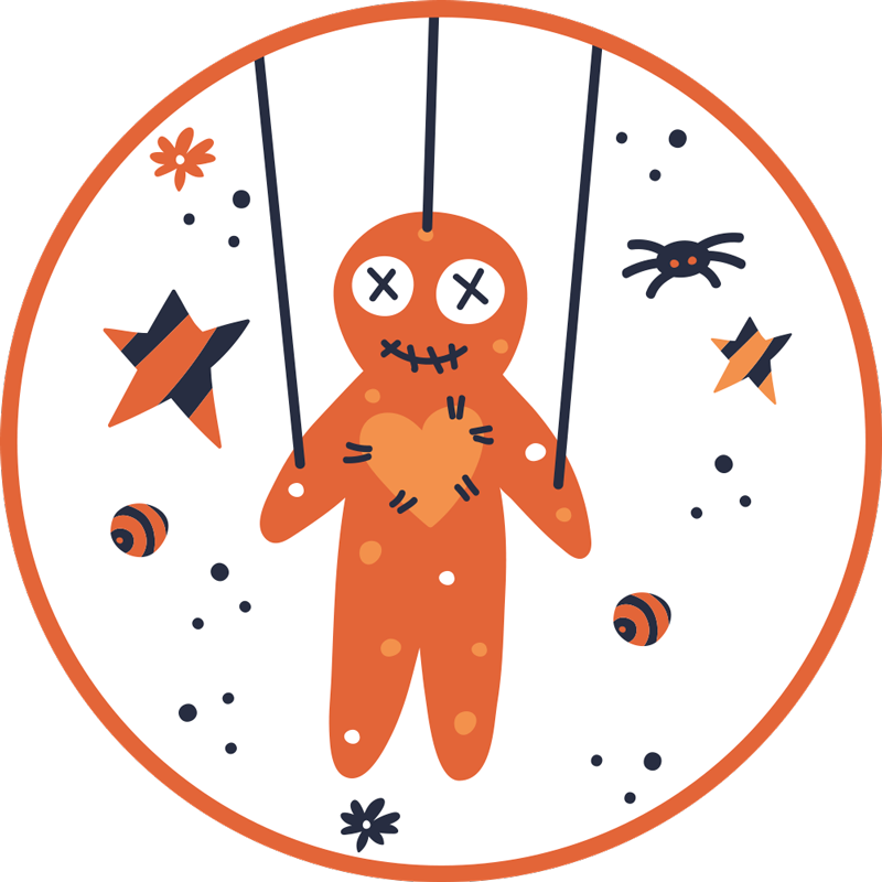 할로윈 비닐 카펫 할로윈 진저브레드 - TenStickers