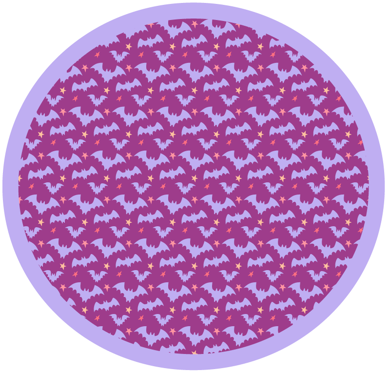 할로윈 비닐 카펫 할로윈 박쥐 모티브 - TenStickers