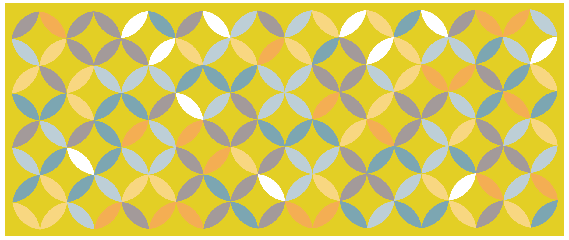 기하학적 효과 비닐 카펫 추상적인 기하학적 구성 - TenStickers