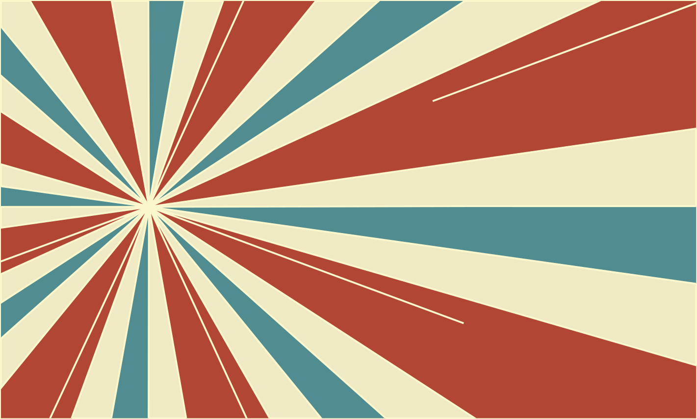 레트로 라인 폭발 빈티지 양탄자 - TenStickers