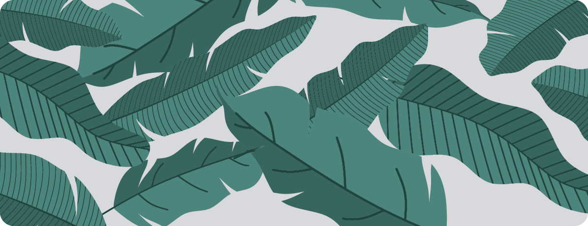 비닐 카펫 꽃과 식물 식물 잎 디자인 - TenStickers