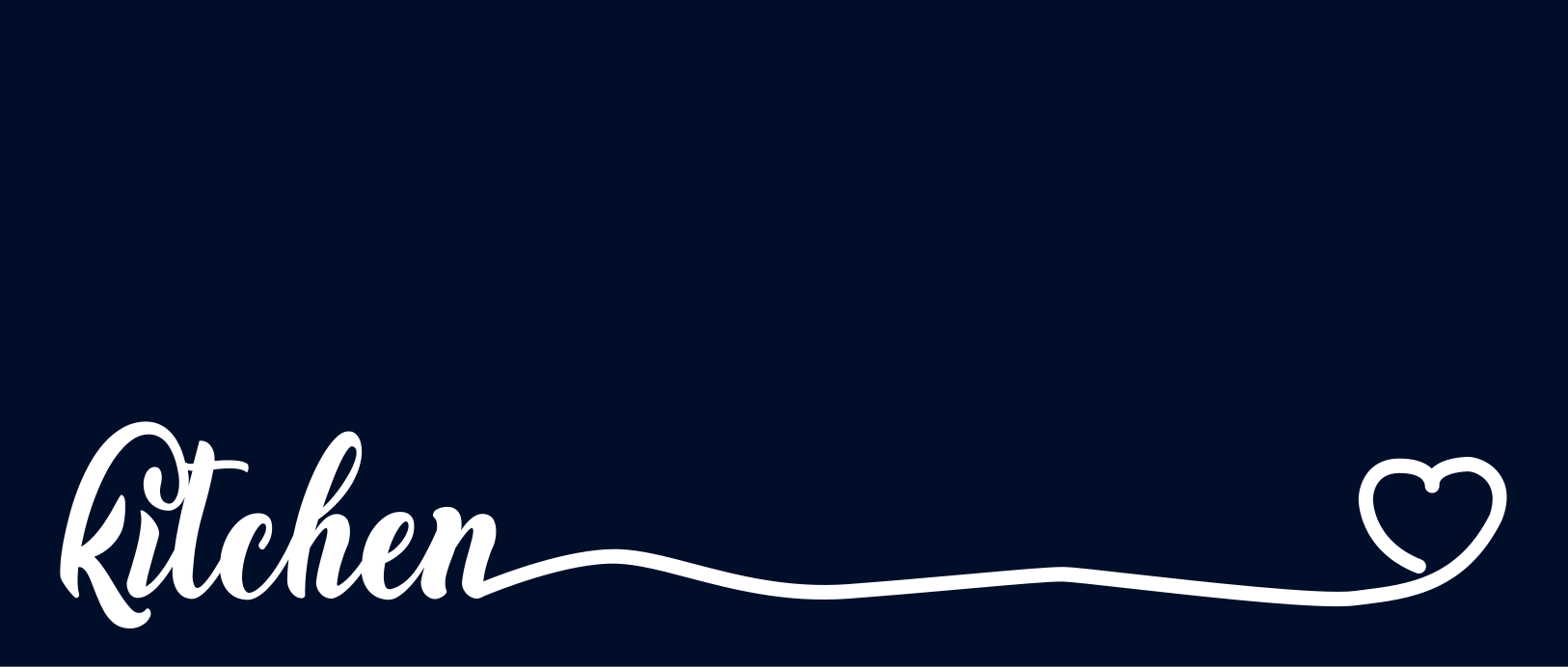 비닐 러그 주방 및 심장 맞춤 러그 - TenStickers