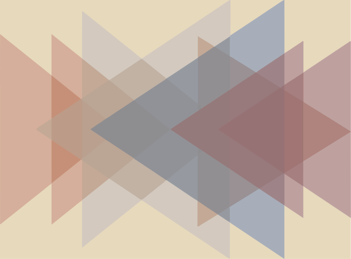 기하학적 효과 비닐 카펫 기하학적 겹침 - TenStickers