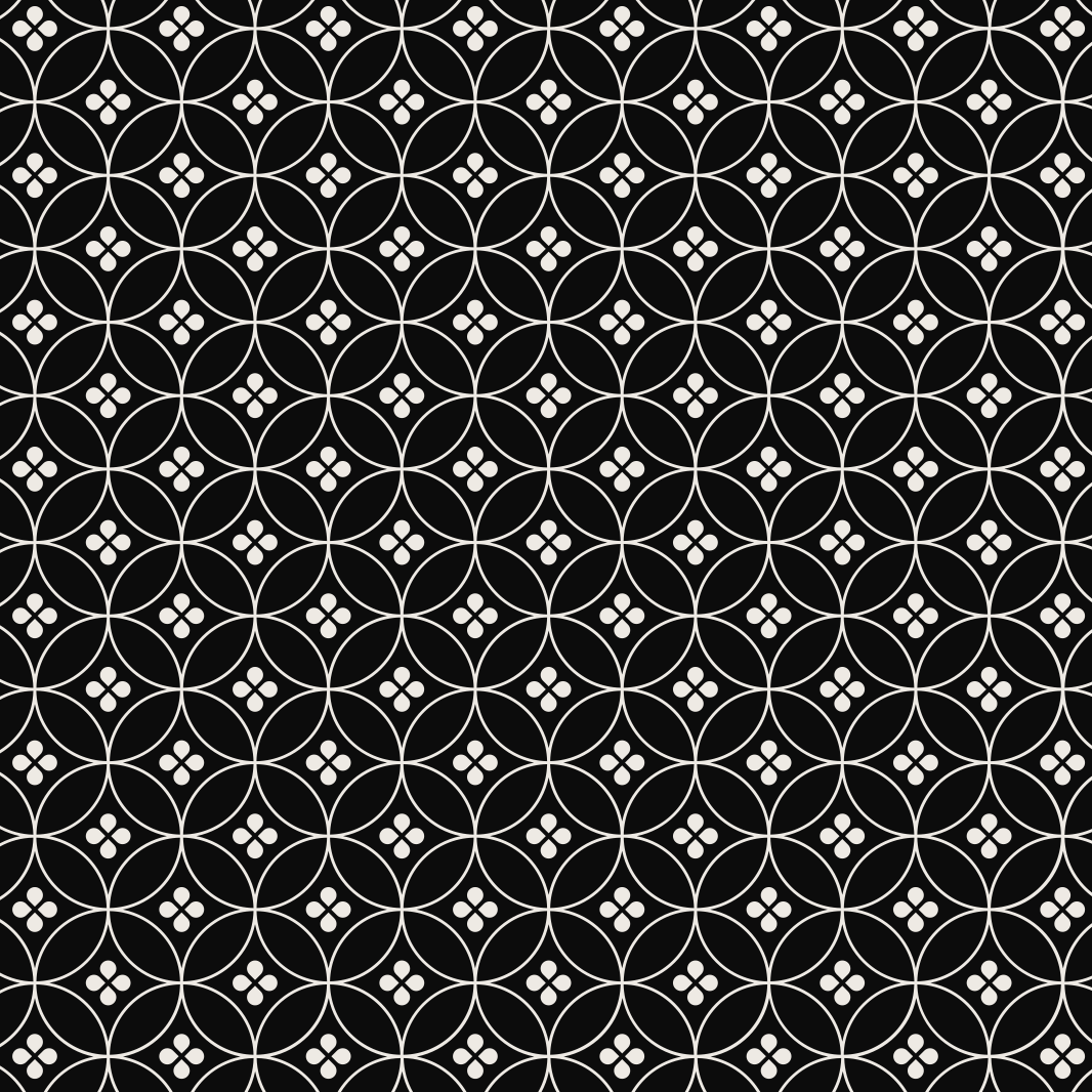 기하학적 효과 비닐 카펫 기하학적 원형 패턴 - TenStickers