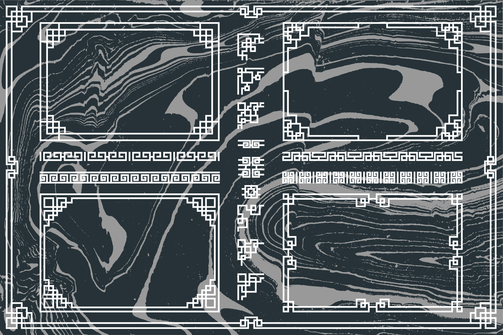 대리석 비닐 러그 마블 텍스타일 - TenStickers