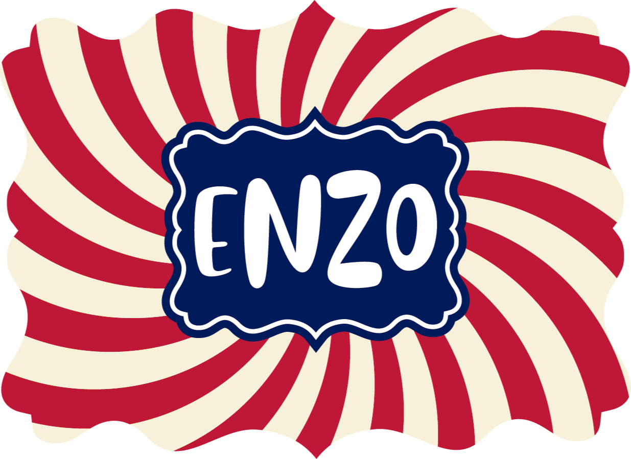 이름이있는 비닐 카펫 맞춤형 스트라이프 - TenStickers