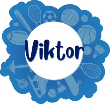 이름이있는 비닐 카펫 맞춤형 스포츠 엠블럼 - TenStickers