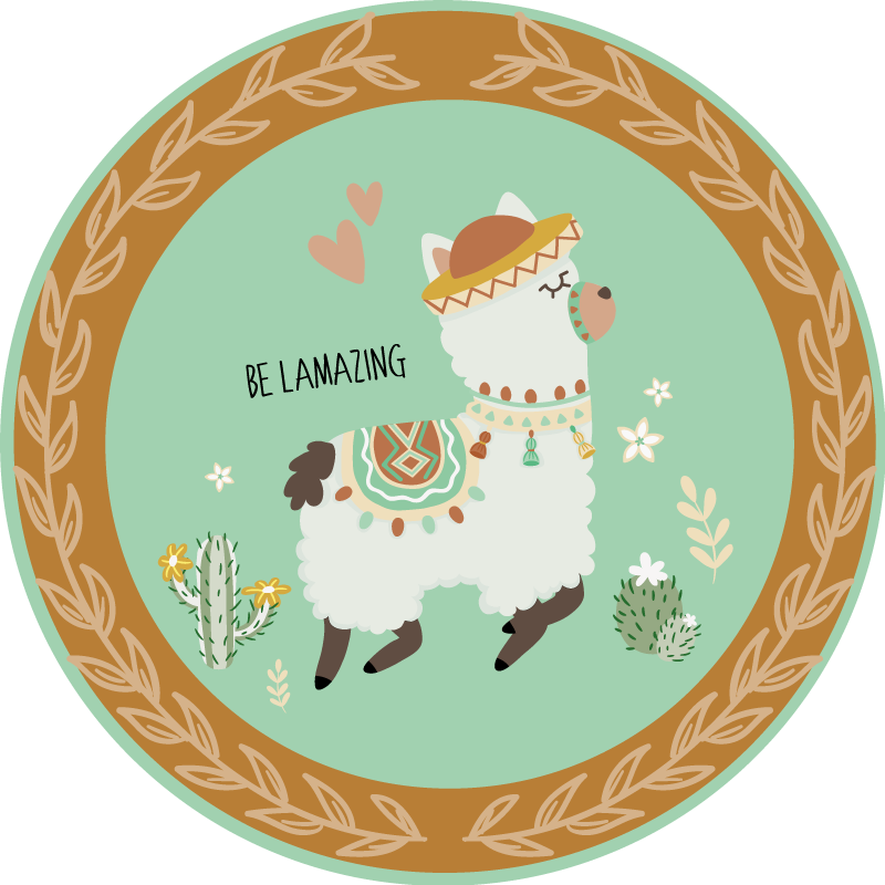 비닐 카펫 동물 굉장하다 - TenStickers