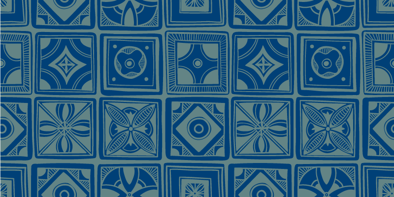 비닐 카펫 타일 효과 장식 기하학 - TenStickers