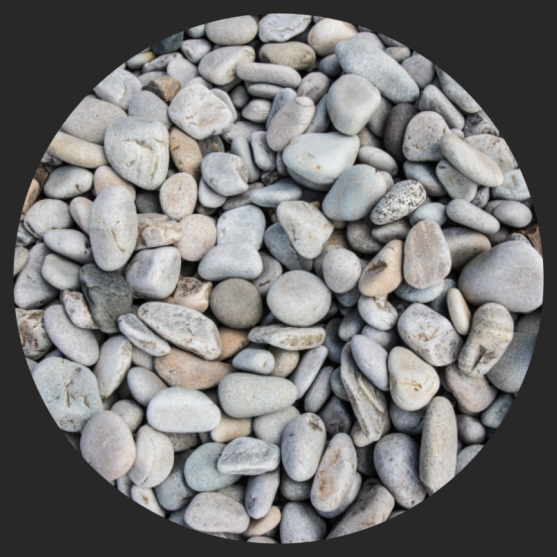 비닐 카펫 정리 조약돌 질감 - TenStickers