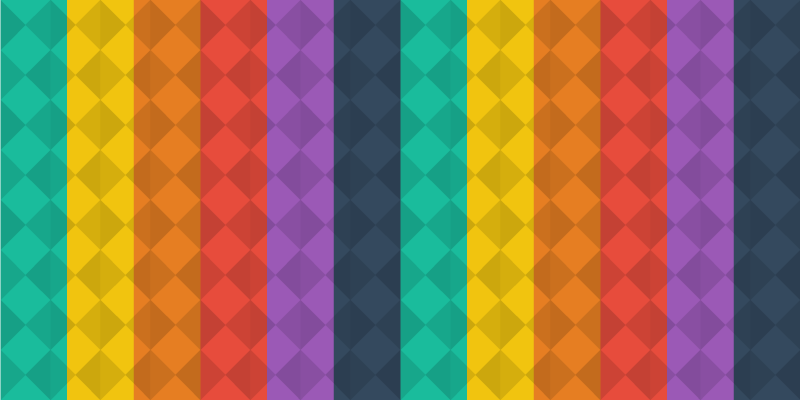 기하학적 효과 비닐 카펫 다채로운 기하학적 스펙트럼 - TenStickers