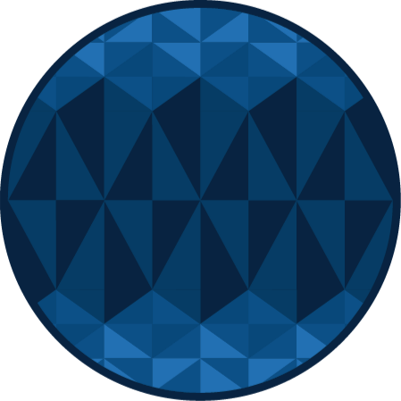 기하학적 효과 비닐 카펫 기하학적 원형 디자인 - TenStickers