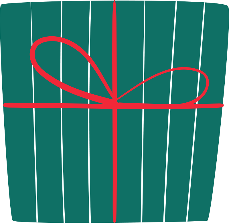 줄무늬 비닐 카펫 녹색 빨간색 줄무늬 - TenStickers