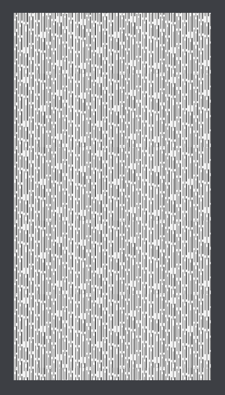 기하학적 효과 비닐 카펫 단색 기하학 디자인 - TenStickers