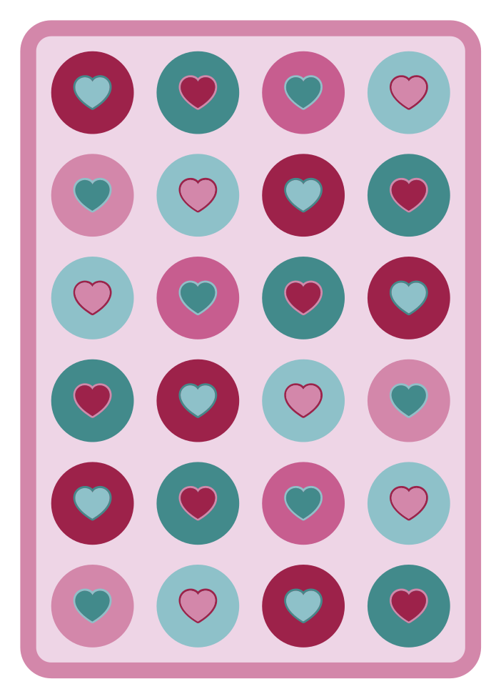 어린 이용 비닐 카펫 마음이 담긴 노는 시간 - TenStickers